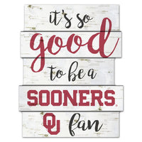 Wholesale-Oklahoma Sooners Wood Sign 11"X14"