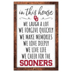 Wholesale-Oklahoma Sooners Wood Sign 11" x 17" 1/4" thick