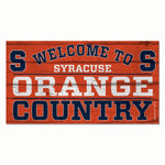 Wholesale-Syracuse Orange Wood Sign 13"x24" 1/4" thick