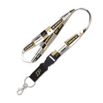 Wholesale-Purdue Boilermakers COLOR BLOCK Lanyard w/detachable buckle 1"