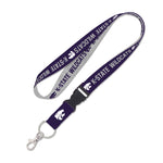 Kansas State Wildcats HEATHER Lanyard w/detachable buckle 1"