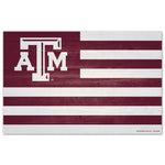 Texas A&M Aggies AMERICANA Wood Sign 11" x 17" 1/4" thick