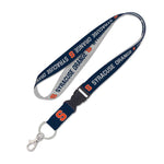 Wholesale-Syracuse Orange HEATHER Lanyard w/detachable buckle 1"