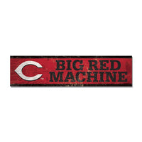 Cincinnati Reds Wooden Magnet 1.5" X 6"