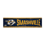 Nashville Predators Wooden Magnet 1.5" X 6"