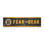 Boston Bruins Wooden Magnet 1.5" X 6"