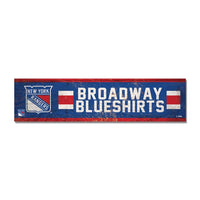 New York Rangers Wooden Magnet 1.5" X 6"