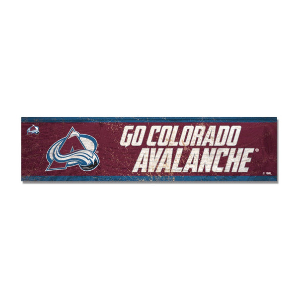 Colorado Avalanche Wooden Magnet 1.5" X 6"