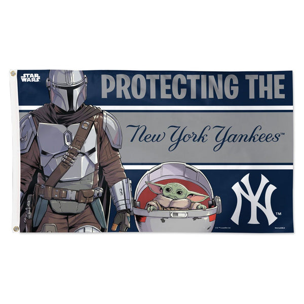 New York Yankees / Star Wars Mandalorian Flag - Deluxe 3' X 5'