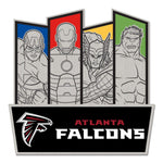 Atlanta Falcons / Marvel (C) 2021 Marvel Collector Pin Jewelry Card