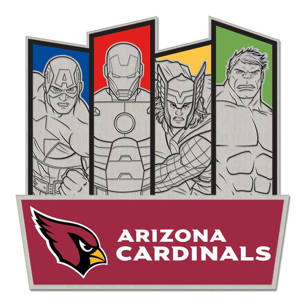 Arizona Cardinals / Marvel (C) 2021 Marvel Collector Pin Jewelry Card