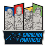 Carolina Panthers / Marvel (C) 2021 Marvel Collector Pin Jewelry Card