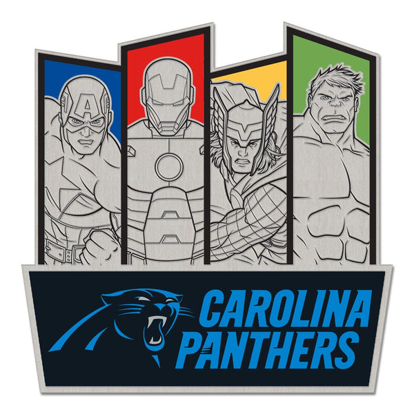 Carolina Panthers / Marvel (C) 2021 Marvel Collector Pin Jewelry Card