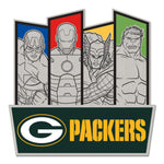 Green Bay Packers / Marvel (C) 2021 Marvel Collector Pin Jewelry Card