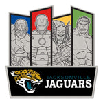 Jacksonville Jaguars / Marvel (C) 2021 Marvel Collector Pin Jewelry Card