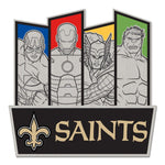 New Orleans Saints / Marvel (C) 2021 Marvel Collector Pin Jewelry Card