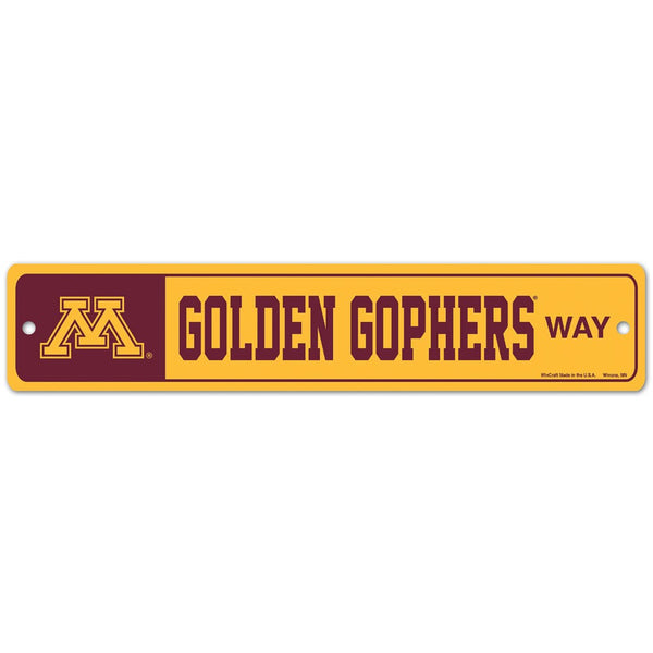 Minnesota Golden Gophers Street / Zone Sign 3.75" x 19"