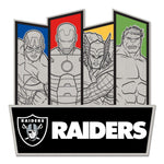Las Vegas Raiders / Marvel (C) 2021 Marvel Collector Pin Jewelry Card