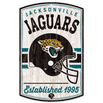 Jacksonville Jaguars / Classic Logo RETRO Wood Sign 11" x 17" 1/4" thick