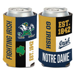 Wholesale-Notre Dame Fighting Irish COLOR BLOCK Can Cooler 12 oz.
