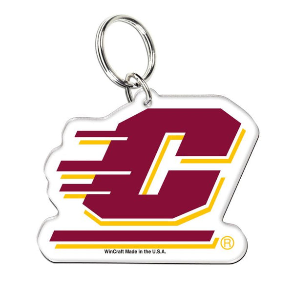 Wholesale-Central Michigan Chippewas Premium Acrylic Key Ring