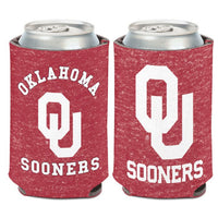 Wholesale-Oklahoma Sooners TEAM HEATHERED Can Cooler 12 oz.