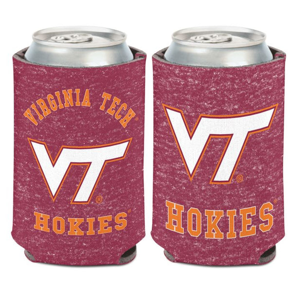 Wholesale-Virginia Tech Hokies TEAM HEATHERED Can Cooler 12 oz.