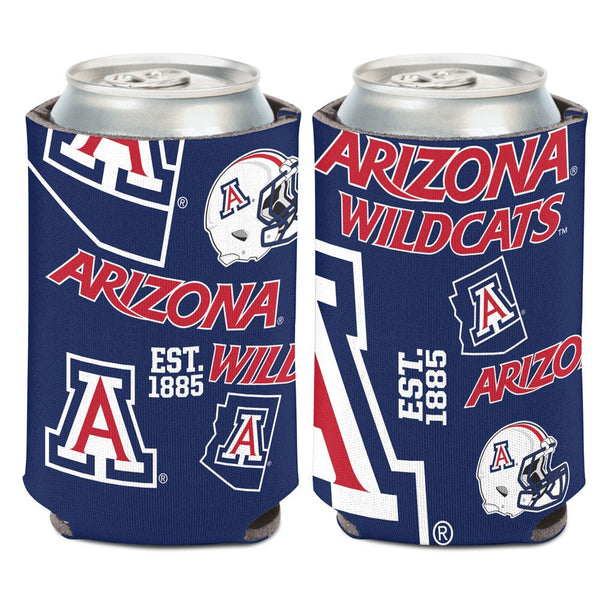 Arizona Wildcats SCATTER PRINT Can Cooler 12 oz.