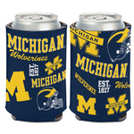 Michigan Wolverines SCATTERPRINT Can Cooler 12 oz.