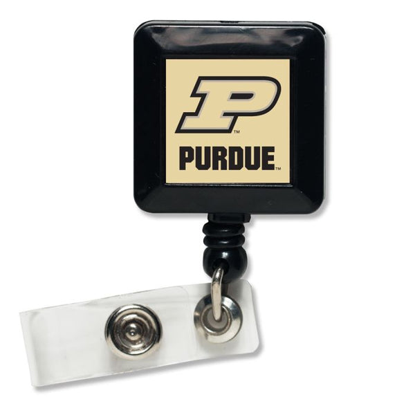 Wholesale-Purdue Boilermakers Retractable Badge Holder