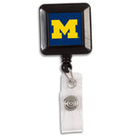 Michigan Wolverines Retractable Badge Holder