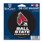 Wholesale-Ball State Cardinals Die Cut Magnet 4.5" x 6"