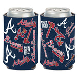 Atlanta Braves scatter Can Cooler 12 oz.
