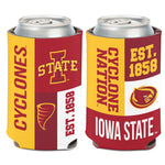 Iowa State Cyclones COLOR BLOCK Can Cooler 12 oz.