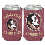 Florida State Seminoles HEATHERED Can Cooler 12 oz.