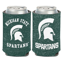 Wholesale-Michigan State Spartans HEATHERED Can Cooler 12 oz.