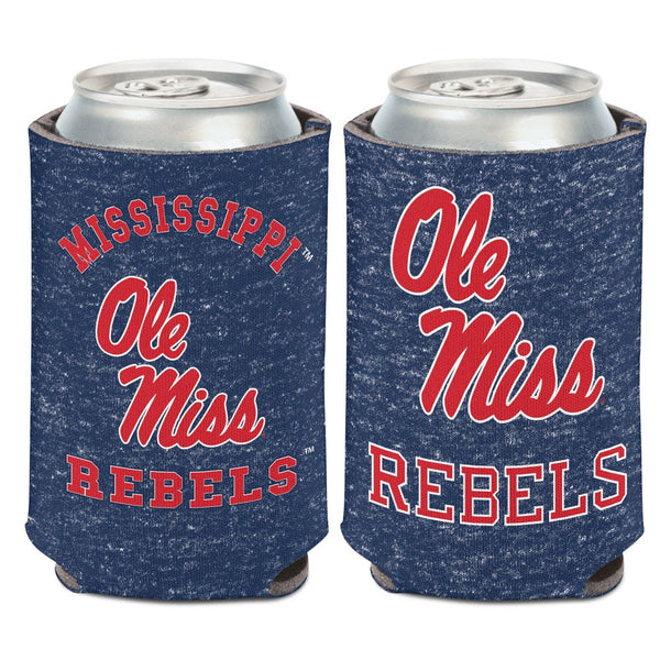 Ole Miss Rebels HEATHERED Can Cooler 12 oz.