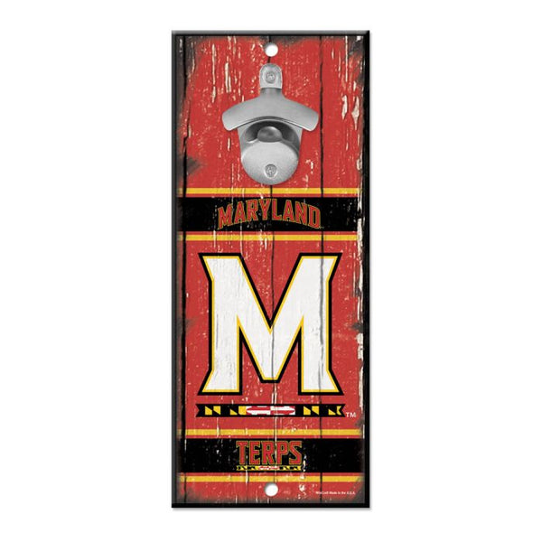 Wholesale-Maryland Terrapins Bottle Opener Sign 5x11