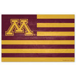 Minnesota Golden Gophers AMERICANA Wood Sign 11" x 17" 1/4" thick