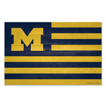 Michigan Wolverines AMERICANA Wood Sign 11" x 17" 1/4" thick
