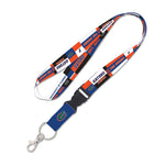 Florida Gators COLOR BLOCK Lanyard w/detachable buckle 1"