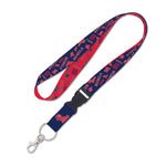 Wholesale-Ole Miss Rebels SCATTERPRINT Lanyard w/detachable buckle 1"