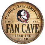 Wholesale-Florida State Seminoles Wood Sign 14" Rnd