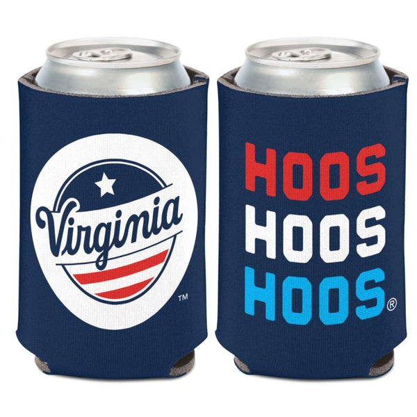 Wholesale-Virginia Cavaliers Red, White &amp; Hoo Can Cooler 12 oz.