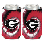 Georgia Bulldogs TYE  DYE Can Cooler 12 oz.