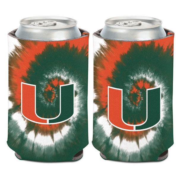 Miami Hurricanes TYE DYE Can Cooler 12 oz.
