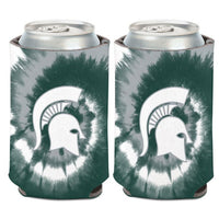 Wholesale-Michigan State Spartans TYE DYE Can Cooler 12 oz.