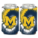 Michigan Wolverines TYE DYE Can Cooler 12 oz.