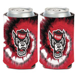 Wholesale-NC State Wolfpack TYE DYE Can Cooler 12 oz.