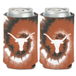Texas Longhorns TYE DYE Can Cooler 12 oz.